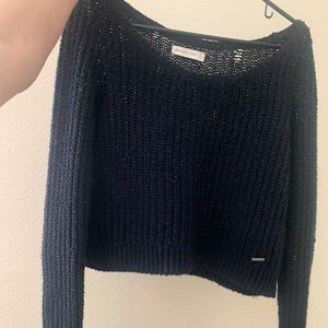 Knitted long sleeve crop sweater!